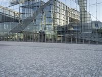 Cityscape of Berlin: A Cobblestone Road