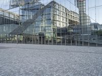 Cityscape of Berlin: A Cobblestone Road