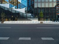 Cityscape of Berlin at Dawn: Glass Facades and Modern Architecture