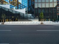 Cityscape of Berlin at Dawn: Glass Facades and Modern Architecture