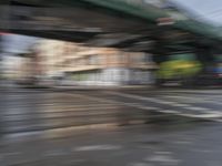 Cityscape of Berlin, Germany with Water and Asphalt Bridge