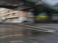 Cityscape of Berlin, Germany with Water and Asphalt Bridge