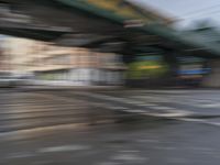 Cityscape of Berlin, Germany with Water and Asphalt Bridge