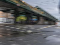 Cityscape of Berlin, Germany with Water and Asphalt Bridge