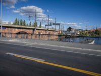 Cityscape of Berlin, Germany with Water Bridge