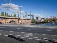 Cityscape of Berlin, Germany with Water Bridge