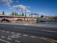 Cityscape of Berlin, Germany with Water Bridge