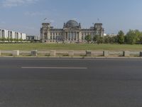 Cityscape of Berlin with Modern Architecture and Clear Sky