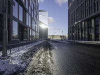 Cityscape: Building Reflection in Water