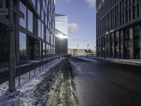 Cityscape: Building Reflection in Water