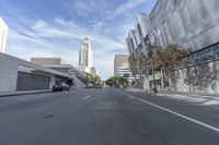 Cityscape of California: Motion Blur with Clouds