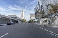 Cityscape of California: Motion Blur with Clouds