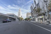 Cityscape of California: Motion Blur with Clouds