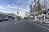 Cityscape of California: Motion Blur with Clouds