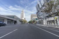 Cityscape of California: Motion Blur with Clouds