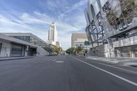 Cityscape of California: Motion Blur with Clouds