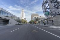 Cityscape of California: Motion Blur with Clouds