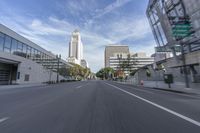 Cityscape of California: Motion Blur with Clouds