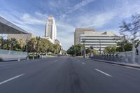 Cityscape of California: Motion Blur with Clouds