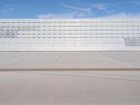 Cityscape of California, USA with Architectural Facade and Sea Horizon