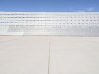 Cityscape of California, USA with Architectural Facade and Sea Horizon