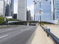 Cityscape of Chicago, Illinois, USA with Modern Architecture and Urban Infrastructure