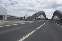 Cityscape of Frankfurt, Germany with architecture and bridge