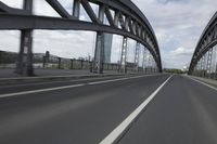 Cityscape of Frankfurt, Germany with architecture and bridge