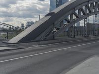 Cityscape of Frankfurt, Germany with Modern Architecture and Bridge