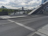 Cityscape of Frankfurt, Germany with Modern Architecture and Bridge