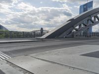 Cityscape of Frankfurt, Germany with Modern Architecture and Bridge