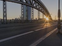 Cityscape Germany Sunrise Urban Skyway 001