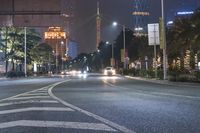 Nighttime Cityscape of Guangzhou, China