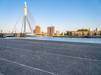 Cityscape of Holland at Dawn