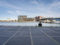 Cityscape of Holland Waterfront with Building and Bridge