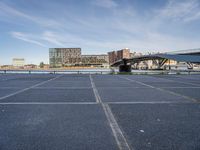 Cityscape of Holland Waterfront with Building and Bridge