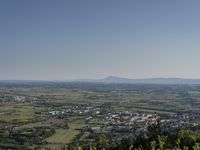 Cityscape of Italy: Tuscany in an Elevated View