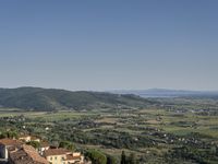 Cityscape of Italy: Tuscany in an Elevated View