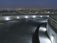 Cityscape of Los Angeles, California at Night