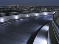 Cityscape of Los Angeles, California at Night