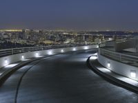 Cityscape of Los Angeles, California at Night