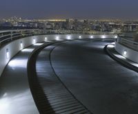 Cityscape of Los Angeles, California at Night