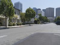 Los Angeles Cityscape with Clear Sky