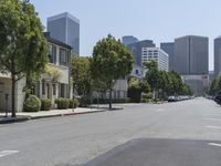 Los Angeles Cityscape with Clear Sky