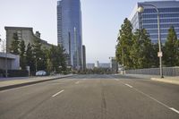 Cityscape of Los Angeles: Skyscrapers in the Urban Jungle