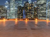 Cityscape of Los Angeles, USA at Night