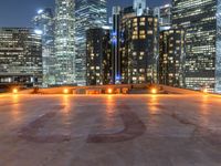 Cityscape of Los Angeles, USA at Night