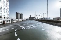 Cityscape of a Metropolitan Area with Concrete Roads