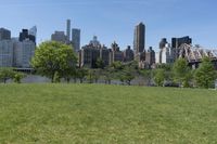 Cityscape of New York City with Skyline and Skyscrapers