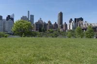 Cityscape of New York City with Skyline and Skyscrapers
